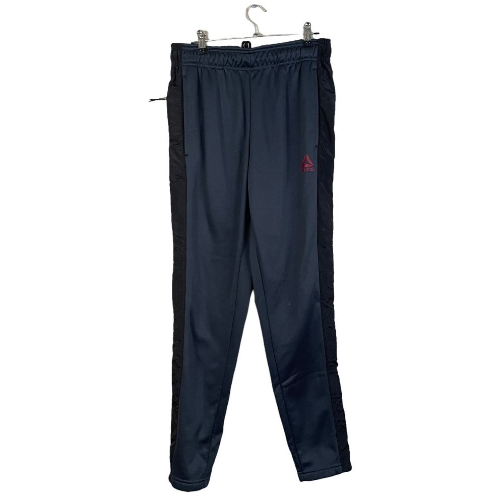 Reebok | Men's Blue Fleece Lined Drawstring Athletic Pants Small